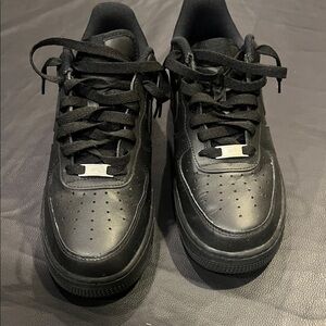 Men’s Black Air Force Ones